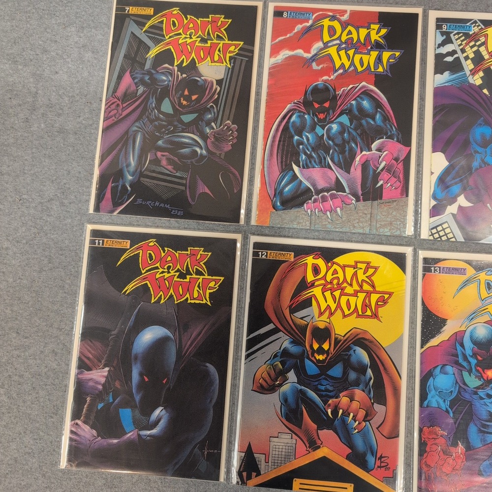 Dark Wolf Eternity Comics Lot Issues 7 8 9 10 11 12 13 14 Copper Age NM - Picture 2 of 3